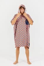After Essentials Swim Club Poncho Vertigo Orange2
