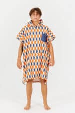 After Essentials Swim Club Poncho Vertigo Sun Orange