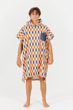 After Essentials Swim Club Poncho Vertigo Sun Orange