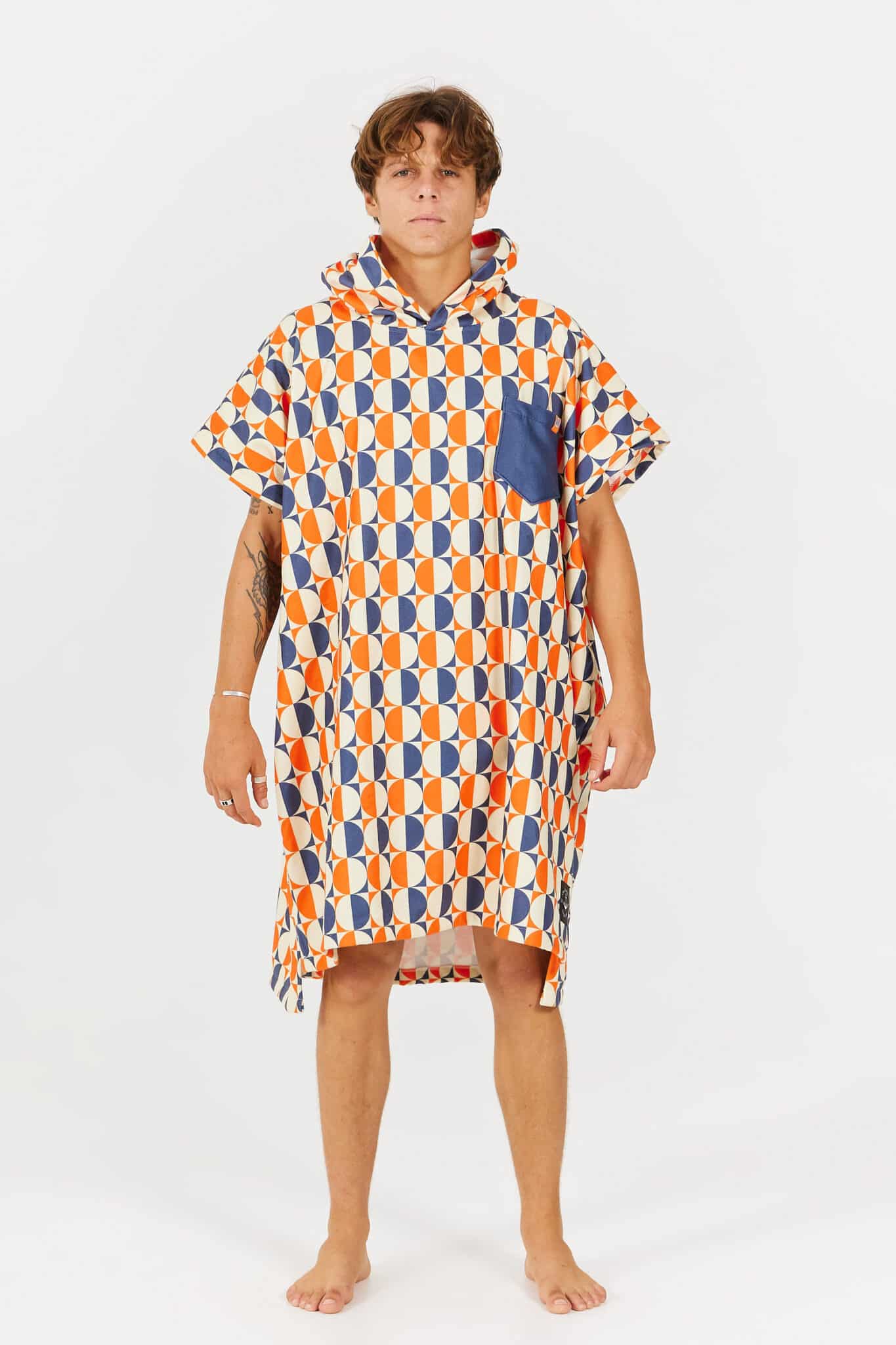 After Essentials Swim Club Poncho Vertigo Sun Orange After Essentials Swim Club Poncho Vertigo Sun Orange
