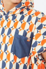 After Essentials Swim Club Poncho Vertigo Sun Orange4