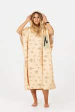 After Essentials Tech Pocket Poncho Fins Print1