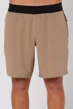 Fe02606 Tech Shorts Deep Taupe 2