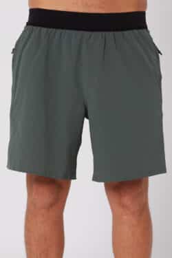 Fe02606 Tech Shorts Olive 2