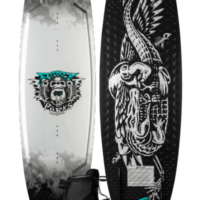 Ronix 2026 Parks Modello Wparks Bindings Boat Wakeboard Package