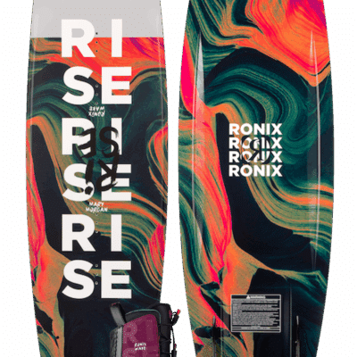 Ronix 2026 Rise Air Core 3 Wrise 2.0 High Cut Tech Women’s Boat Wakeboard Package