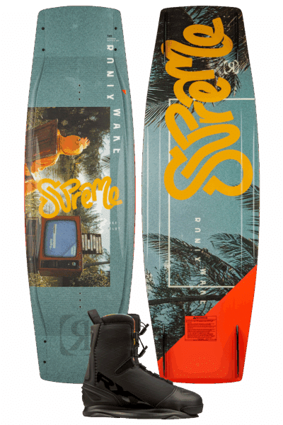 Ronix 2026 Supreme Air Core 3 Wrxt Intuition Black Boat Wakeboard Package
