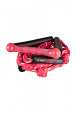 Ronix Surf Ropes & Handles Womens Bungee 10 In. Handle Pink Angle