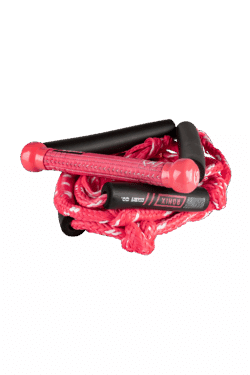 Ronix Surf Ropes & Handles Womens Bungee 10 In. Handle Pink Angle