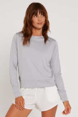 Follow Elara Sun Tee L:s Light Grey3