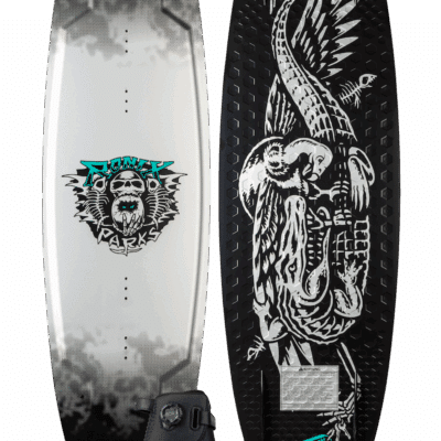 Ronix 2026 Parks Modello Wanthem Boa 2.0 Low Cut Tech Boat Wakeboard Package