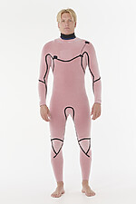 Rip Curl Flashbomb 43 Chest Zip Fullsuit Wetsuit Black2