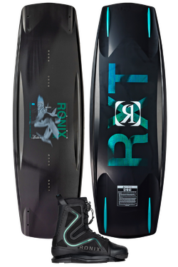 Ronix 2027 Rxt Blackout Technology Wrxt Intuition Boat Wakeboard Package