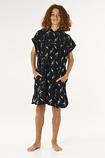 Rip Curl Kids Mixed Hooded Towel – Black2