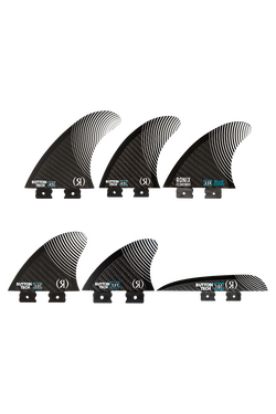 Ronix Floating Blueprint Button Tech Wakesurf Fin Carbon